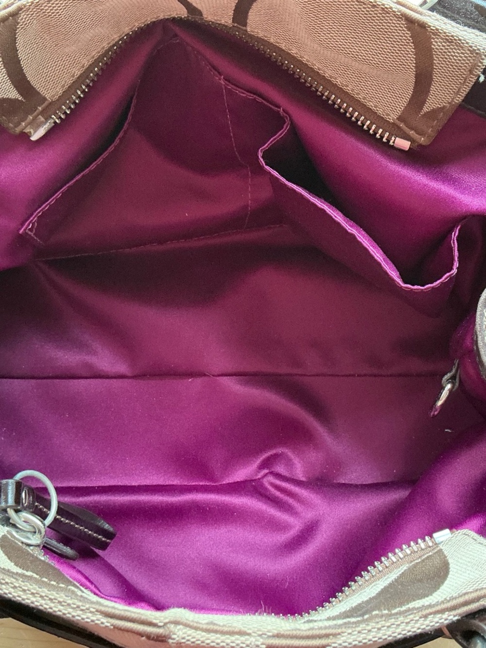 Coach Carly Monogram Satchel Bag Tote New With Tags Coach - Picture 5 of 11